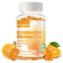 Nutravita Glucosamine Chondroitin Gummies with MSM & Elderberry Extra Strength - Κοινή Υποστήριξη, Αντιοξειδωτικό Ανοσοποιητικό Συμπλήρωμα Υποστήριξης για Ενήλικες, Άνδρες και Γυναίκες.60