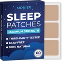Sleep Patches for Adults Extra Strength | Easy-to-Apply Sleep Patch with Melatonin & Valerian | Relax & Wake Up Refreshed | Long-Lasting Night Comfort for Men & Women | 60 Patches