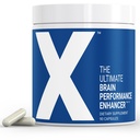 X - The Ultimate Brain Performance Enhancer — Η πιο ισχυρή κάψουλα συμπλήρωμα εγκεφάλου του κόσμου - Αύξηση Εστίασης, Ενέργεια, Μνήμη, Συγκέντρωση, Παραγωγικότητα - Υποστηρίζεται από την Επιστήμη - Nootropic Stack