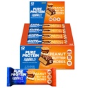 Pure Protein AMMMAZE Peanut Butter S’mores Bars, 20g Protein, 6g Fiber, 5g Net Carbs, No Added Sugar, High Protein Snack, 12 Count – Meal Replacement Bar for On-the-Go