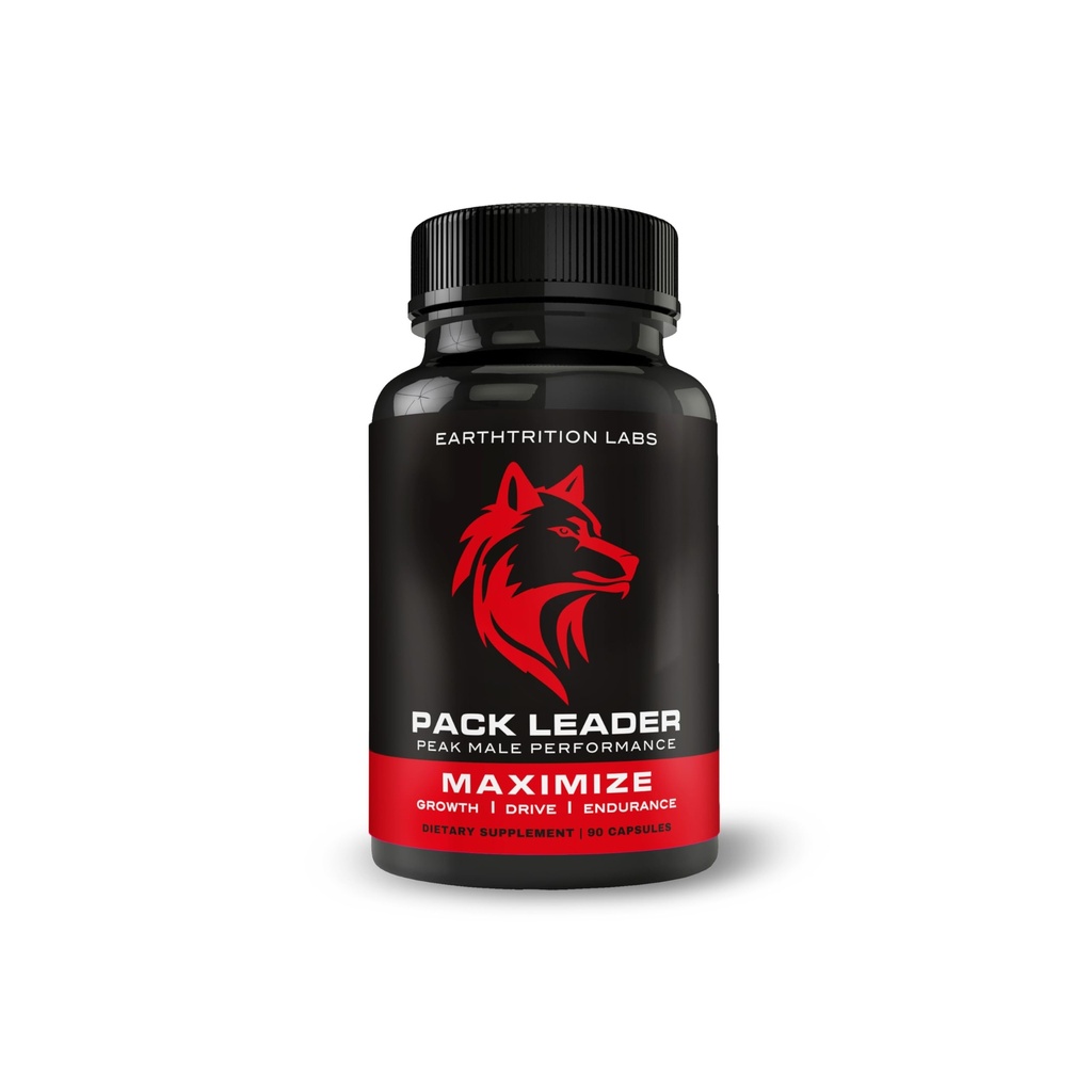Pack Leader - Ultimate Male Performance and Enlargement Pills - Add 2-4" in 60 Days - Boost Strength, Drive, Energy, Stamina - 90 Capsules