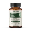 Sage & Self Berberine Sugar Balance – Berberine HCL with Ceylon Cinnamon & Black Pepper – 1000 mg Per Serving – Vegan Herbal Supplement (60 Capsules)