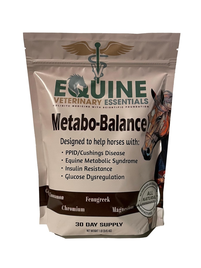 MetaboBalance Equine Metabolic Support Supplement | Helps Manage Laminitis, PPID & Insulin Resistance | Natural Horse Formula for Blood Sugar & Hormonal Balance | Daily Powder