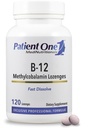 Patient One Vitamin B12 2000mcg Lozenges | Supplement to Support Energy, and Heart and Nervous System Health* | Methylcobalamin Form | 120 Lozenges