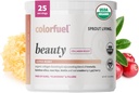 Spriout Living, Colorfuel Beauty Powder Drink Mix, Organic Superfoods + Adaptogens 