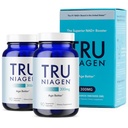 TRU NIAGEN Patented NAD Supplement for Brain Function, Anti Aging & Cell Regeneration, 300mg Niagen, 90 Servings | Supports Cellular Energy, Muscle | Nicotinamide Riboside (NR) Take 1 Daily | 2 Bottle