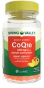 Spring Valley CoQ10 Adult Gummies, 200 mg, 60 Count + Daily Supplement Tracker Sticker