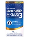 PreserVision AREDS3 Eye Vitamins, #1 Eye Doctor Recommended Brand, AREDS2 Formula with Additional 8 B-Vitamin Complex, for Healthy Cellular Eye Function, 3-in-1 Supplement, 90 Softgels