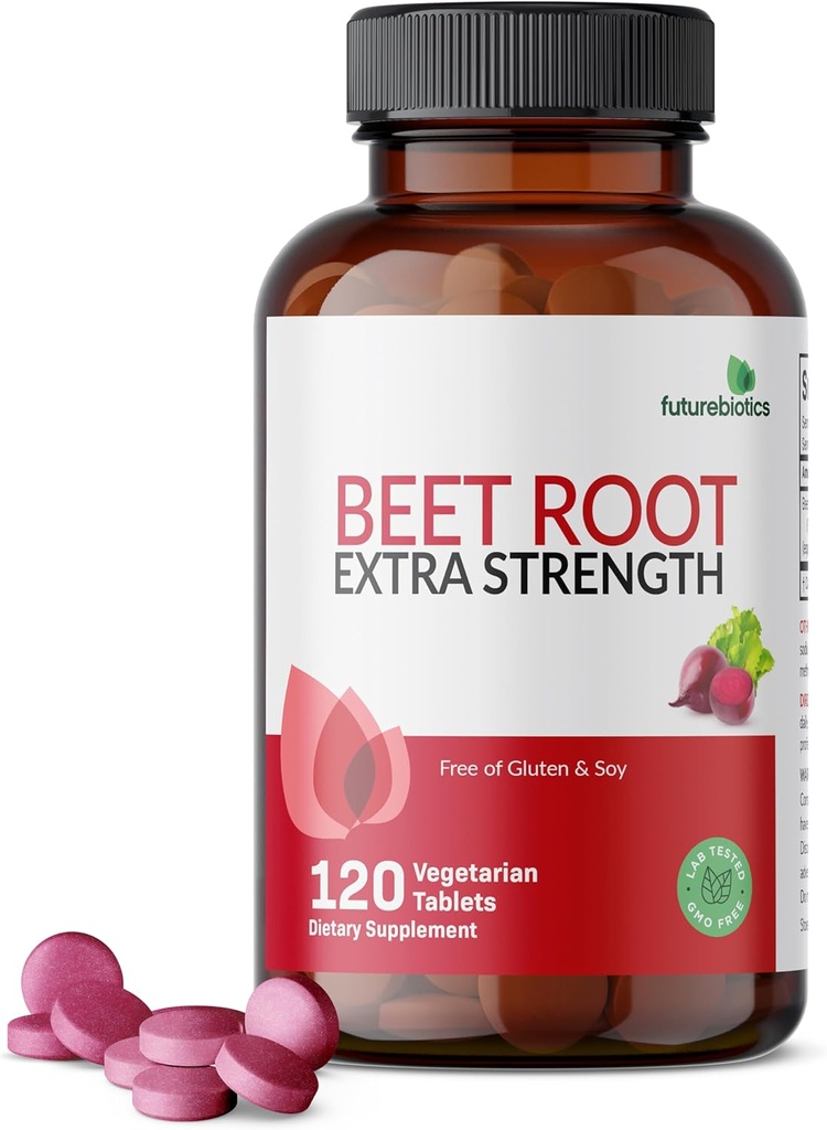 Futurebiotics Beet Root Extra Strength, Non- GMO, 120 χορτοφαγικά δισκία