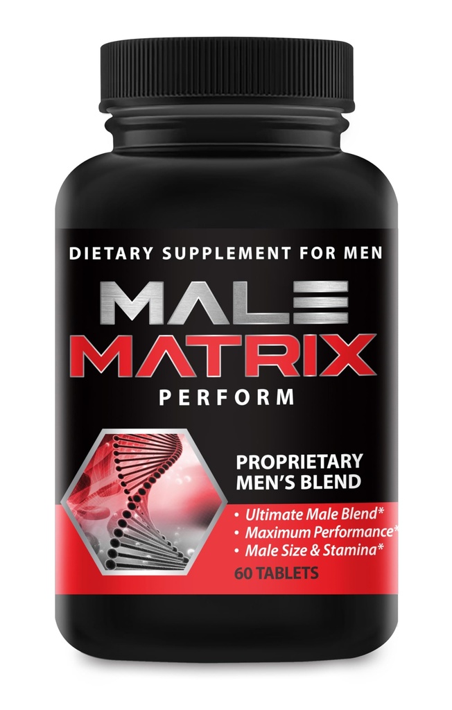 Male Matrix – Mens Size Boosting Formula – Gain 3-6” Naturally – with Tongkat Ali, Maca, L-Arginine & Ginseng – Build Power, Focus & Endurance – 60 Tablets