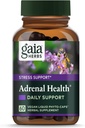 Gaia Herbs Adrenal Health Daily Support - συμπλήρωμα βοτάνων με Ashwagandha, Holy Basil & Schisandra - Βοήθεια Διατήρηση Υγιεινής Ενέργειας & Στρες Επίπεδα* - 60 Vegan Liquid Phyto-Capsules (60-Day Supply)