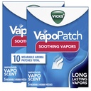 Vicks VapoPatch, Wearable Mess-Free Aroma Patch, Soothing & Comforting Non-Medicated Vicks Vapors, For Adults & Children Ages 6+, 5ct (2 pack)