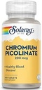 Solaray Chromium Picolinate δισκία, 200 mcg 