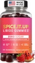 Libido Support for Women Intimacy Gummies - Fast Acting HornyGoatWeed for Women Extract - Gluten Free, Vegan & Non-GMO - Raspberry Watermelon Flavor - Spicy Gummies for Couples - 60 Gummies