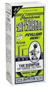 Isabgol Psyllium Husk 100 Gram Sat Isbgol Natural Fibre Ayurvedic (Pack of 100 Gram)