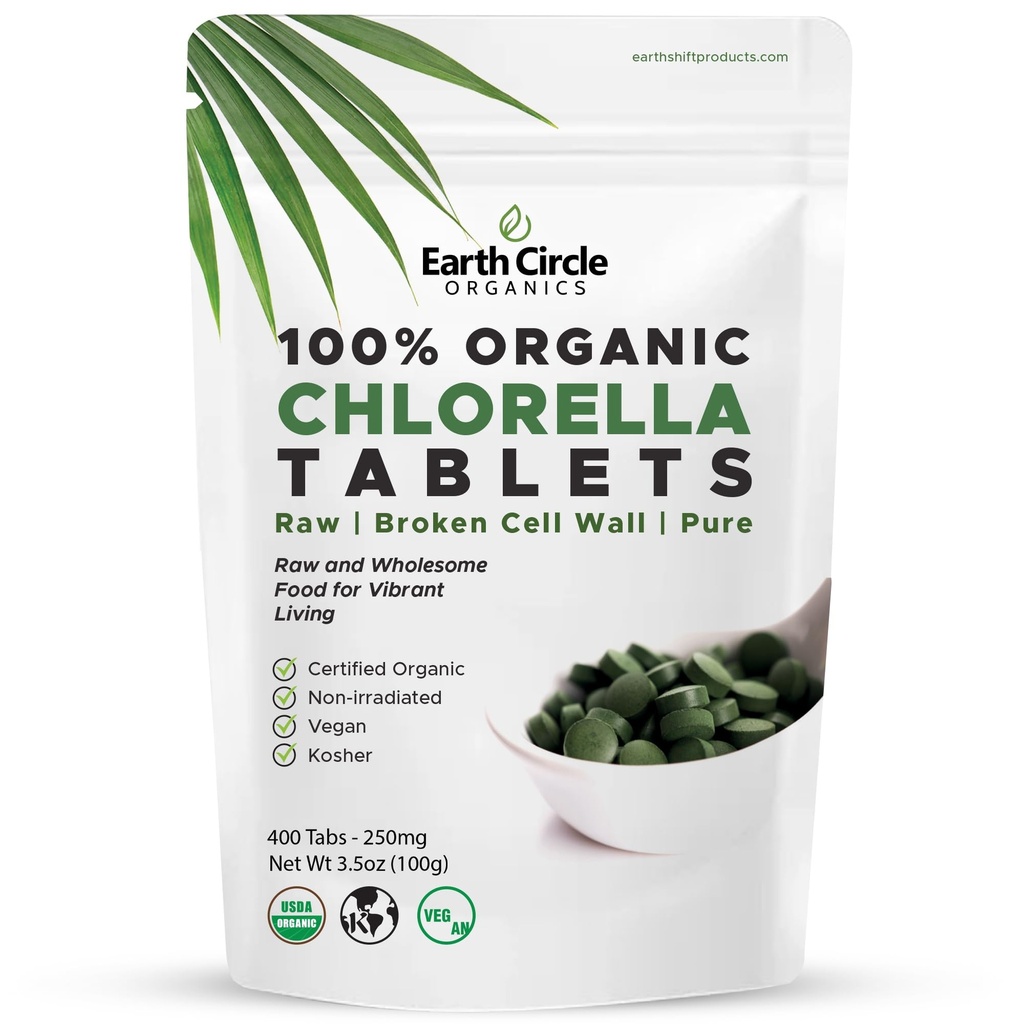 Βιολογικά Δισκία Chlorella 400 Count 