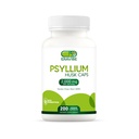 Psyllium Husk Capsules with Probiotics 100 Million CFUs, Fiber Supplement for Digestive and Gut Support, 200 Count, Plant-Based Natural Fiber