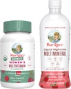 MaryRuth's Multivitamin Gummies for Women (Cherry & Raspberry) & Liquid Nighttime Multimineral (Cranberry) | Clean Label Project Verified® | Vegan, Non-GMO | Beauty, Bedtime, Overall Health