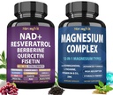 StrongVit NAD Supplement & Magnesium Complex Bundle (120 Capsules)