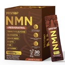 NMN 7-in-1 Liquid Supplement NAD+ Support with Resveratrol, TMG, Quercetin, CoQ10, Grapeseed, PQQ, Apigenin Cellular Energy & NAD Levels, 30 On-The-Go Packets, Grape Flavor