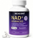 NAD Supplement for Brain Health, Supports Healthy Aging & Cellular Health, 30 Servings Advanced Liposome NAD Supplement with Resveratrol, Cellular Energy & Muscle Support for Women and Men