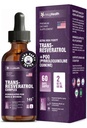 Trans-Resveratrol with PQQ, Quercetin & Black Pepper Tincture | 3rd Party Tested | Cellular Energy & Heart Health Support | Sourced from Japanese Knotweed - 2 oz (60 Servings)