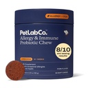 PetLab Co. Αλλεργία & ανοσοποιητικά καθημερινά προβιοτικά για σκύλους. Υποστηρίζει την παραγωγή ζύμης, εποχικές αλλεργίες, διαλείπουσα φαγούρα, κόκκαλο & Digestive υγεία για μεγάλα σκυλιά - 30 μάσημα - Συσκευασία μπορεί να Vary