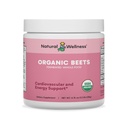 Natural Wellness Fermented Organic Beets Powder – Nitrate-Rich Superfood for Heart Health, Energy, Endurance & Circulation – Vegan, Gluten-Free, Zero Sugar – 4.5g Powder, 30-Day Supply`