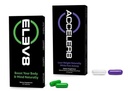B-epic's Acceler8 and Elev8-1 Month (30 Day) Supply - (90 Capsules Total) Green, White and Purple Capsules - Elev8 Plus Acceler8 2 Box Set