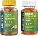 Νουάρ Βιταμίνες Ενηλίκων Πολυβιταμίνη Gummy και Μαύρο Σπέρμα Oil Bundle