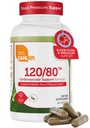 Zahler 120/80 Cardiovascular Support Formula, Supports Healthy Blood Pressure Levels 60 Capsules.