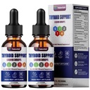 (2 Pack) Thyroid Support Drops for Women and Men.Thyroid Liquid with Selenium Zinc Iodine L-Tyrosine Ashwagandha - Mood Support & Hormone Balance - Natural Metabolism & Energy Support - 4 Fl. Oz