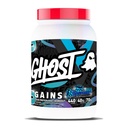 GHOST Clear Gains Mass Gainer Protein Powder - Post-Workout Weight Gainer Mix - 40g of Whey Protein Isolate, 440 Calories & 70g Vitargo Carbs - Lean Muscle Building & Recovery - Blue Raspberry