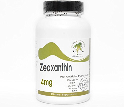 Zeaxanthin 4mg ~ 100 Capsules - No Additives ~ Naturetition Supplements