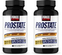 Force Factor Prostate Saw Palmetto and Beta Sitosterol Supplement for Men, Prostate Health/Size Support, Urinary Relief, Bladder Control, Reduce Nighttime Urination, 60 Softgels, (Pack of 2)