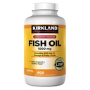Kirkland Signature Φυσικό ιχθυέλαιο 1000 mg με 300 mg Omega-3 - 400 ct (πακέτο των 2)