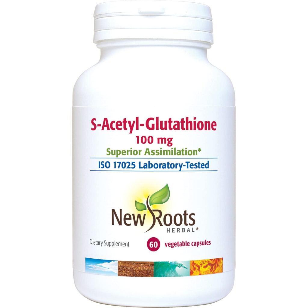 NEW ROOTS HERBAL S-Acetyl-Glutathione, 100mg 