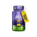 ORZAX Black Seed Oil Gummies for Hair Skin and Nails - 500mg Nigella Sativa Oil with 5000mcg Biotin, Vitamin C A E & Zinc - Pectin Based HSN Supplement for Women & Men - 60 Count, 30 Servings