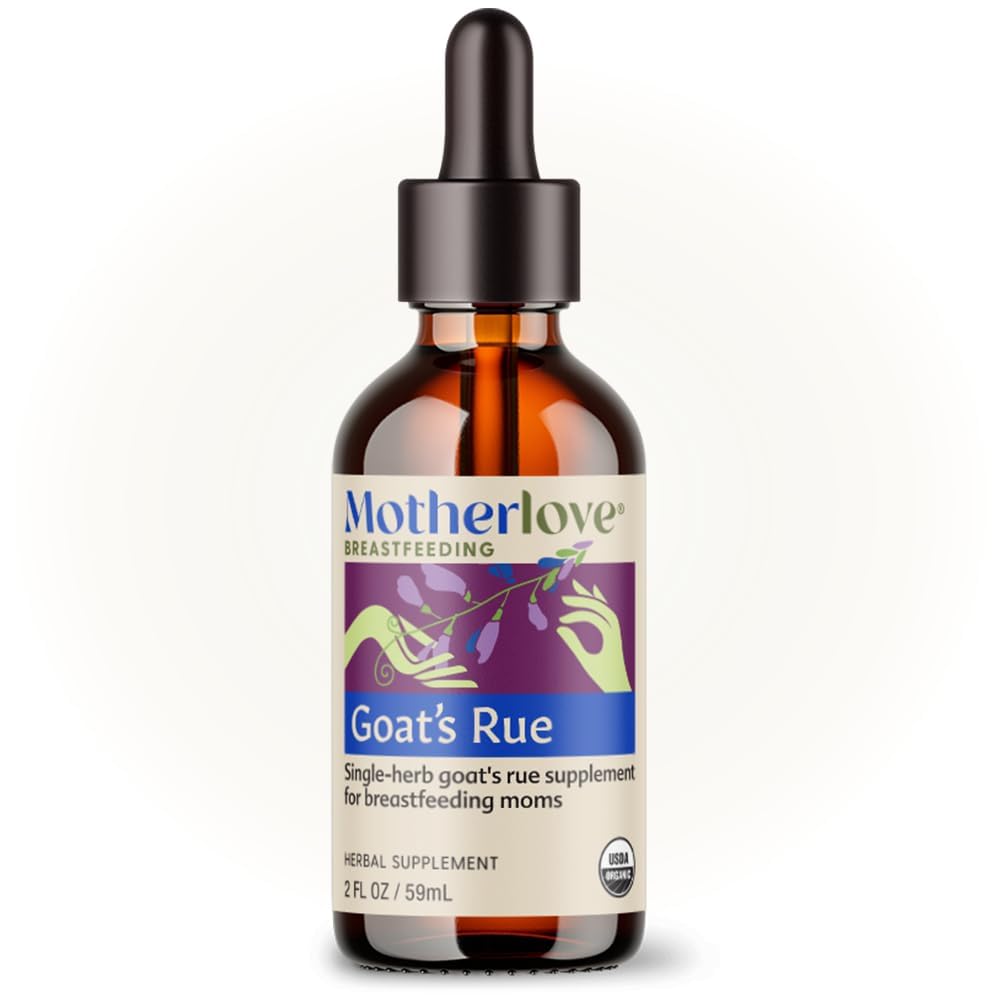 Motherlove Goat’s Rue (2 βάμμα ουγγιάς) Συμπληρώματα Γαλουχίας για την ανάπτυξη ιστού του μαστού και την παροχή γάλακτος μαστού Βελτιστοποίηση—USDA Certified Organic, Vegan, Kosher, Soy-Free
