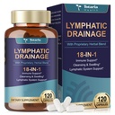 Totaria Lymphatic Drainage - Reduce Lymph Swelling with Echinacea, Dandelion, Burdock, Bromelain, Vitamin C, Zinc, Selenium, Proprietary Herbal Blend, Lymph MD System Support, 120 Counts