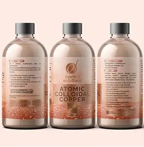 Copper - Atomic Colloidal Copper Solution for Vitality and Support - Ionic Supplement for Natural Wellness and Wellbeing
