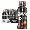 OWYN Only What You Need Pro Elite Chocolate Flavored Protein Shake, 32g Protein, 0g Sugar, High Protein, Dairy Free, Gluten Free, Plant Based Protein Drink, 12 Count