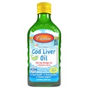 Carlson - Kid's Cod Liver Oil, 550 mg Omega-3s, Βιταμίνες A & D3, Wild Norwegian, Lemon, 250 mL