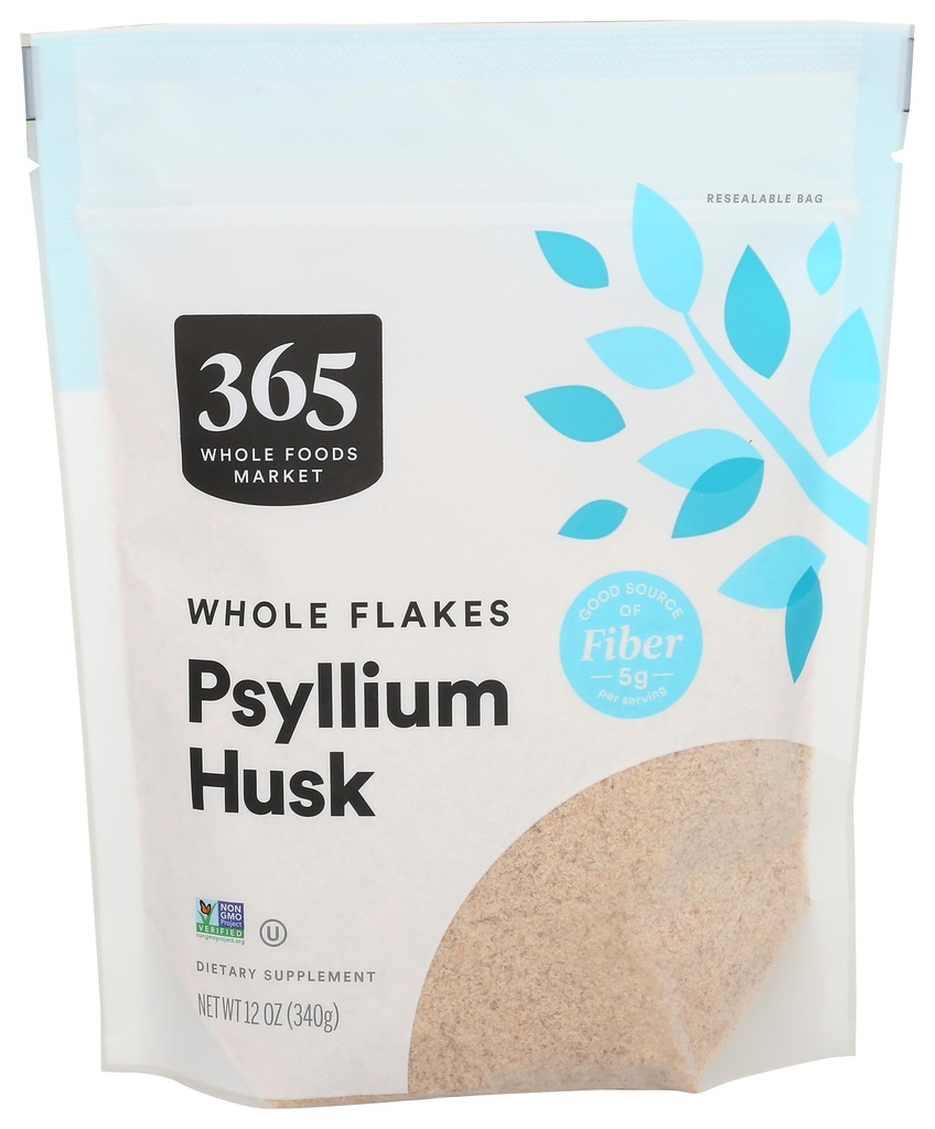 365 by Whole Foods Market, Psyllium Husk Conventional Ca Only, 12 Ounce