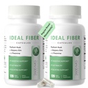 Fiber Supplement - Psyllium Husk Powder Capsules 1500mg & Slippery Elm- Regularity, Effortless Bowel Movements - Gentle Daily Fiber for Digestive & Gut Health -Natural Prebiotic Fiber,Non-GMO-120 Caps