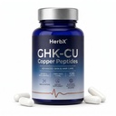 GHK-Cu Copper Peptide Supplement | Systemic Support for Collagen, Skin Elasticity, Hair Thickness & Tissue Repair | (Zinc-Free for Custom Stacking) - 120 Capsules