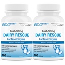 Puregen Labs Dairy Relief Fast Acting Lactase Enzyme 9000 FCC, Lactose Intolerance 720 Total Tablets