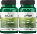 Swanson Saw Palmetto 320 Milligrams 60 Sgels (Pack of 2)