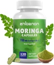 Moringa Oleifera Extract 700mg per Serving | 120 Capsules (60 Servings) | 30:1 Concentrated Extract | Antioxidant Support for Energy & Immune Health | Non-GMO