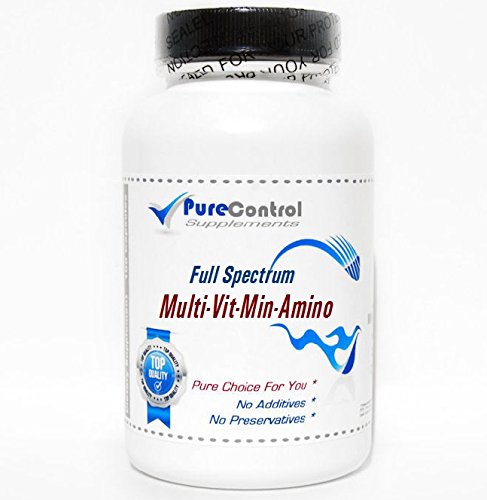 Full Spectrum Multi-VIT-Min-Amino Vitamins Minerals Amino Acids // 200 Capsules // Pure // by PureControl Supplements